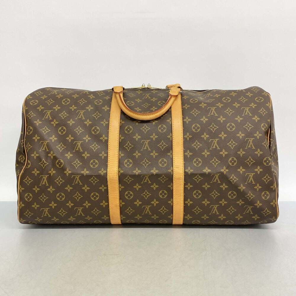 LOUIS VUITTON Brown Monogram Keepall 60 Boston Bag - Picture 11 of 11